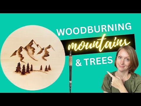 How to Woodburn Mountains & Trees [BEGINNER SHADING TUTORIAL] Crate Club