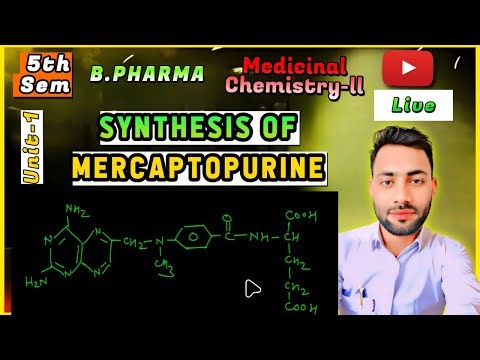 Synthesis of methotrexate | methotrexate synthesis b pharm med. Chem-ll ‪@PharmacyLKgroup‬