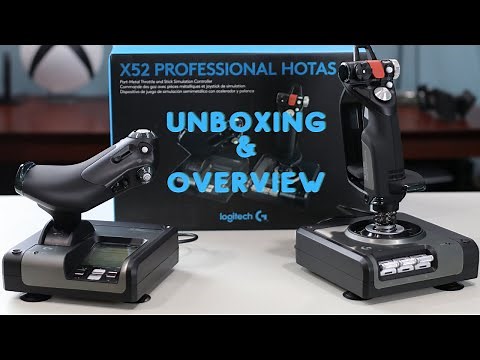 Logitech X52 Professional H.O.T.A.S. Unboxing