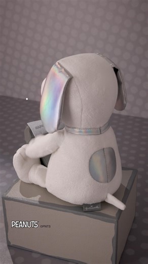 Celebrate 75 years of Peanuts! 🩶 Shop the Snoopy typewriter plush with sound, motion and music at Hallmark.com and in Hallmark Gold Crown stores. | Hallmark Gold Crown Stores