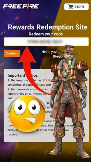 Free Fire Redeem Code Today | New FF Rewards Codes | Daily Latest Working Code #freefire #shorts