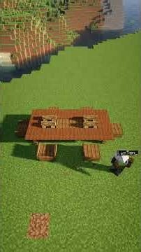 Build a Simple but Upgraded Table in Minecraft 🍽️