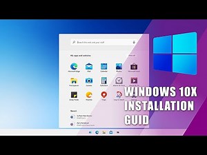 How to install windows 10x on pc or laptop - Updated Version
