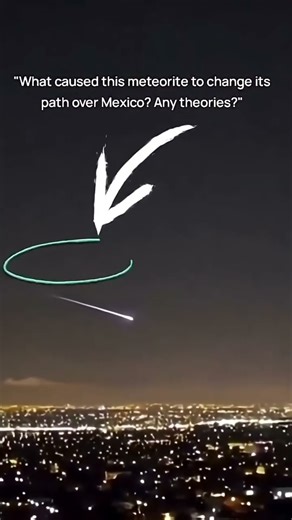 Meteorite Bends Through Earth’s Atmosphere Changes Path 🌍💫