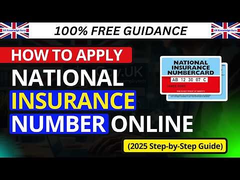 How to Apply for a UK National Insurance Number Online in 2025 | New Rules & Step-by-Step Tutorial