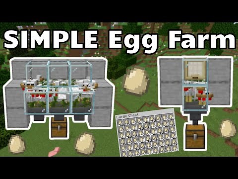 Simple Egg Farm (Minecraft Java)