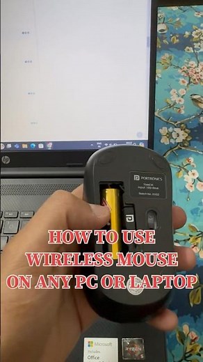 How to connect wireless mouse on Pc or Laptop ?