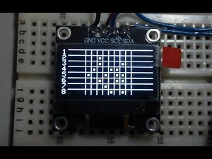 Recycled Mouse Scroll Wheel Rotary Encoders, OLED display and Arduino, 8x8 Matrix Interface