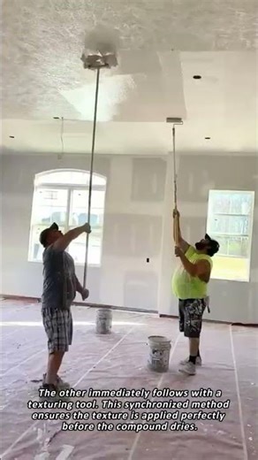 How Professionals Create a Textured Ceiling