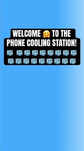 WELOME TO THE PHONE COOLING STATION!