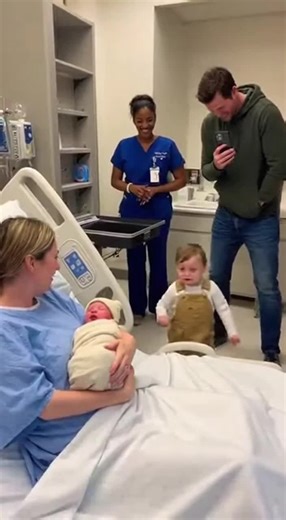 “Toddler Meets New Baby… and LOSES IT 😂👶”#ToddlerReaction #NewSibling #BigBrother #SiblingShock #ToddlerLife