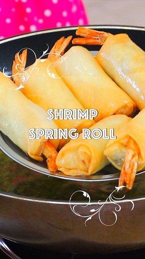 Fried Shrimp Spring Rolls (Step-by-Step Recipe)! 📝 Full Video Printable Recipe: https://cicili.tv/fried-shrimp-spring-rolls/ Serving: 12 spring rolls Prep time: 45 minutes Cook time: 10 minutes For the filling: 1 bundle glass noodles 2 cups hot water 1 tablespoon oil 1 medium carrot, shredded 2 cups cabbage, thinly sliced 1 cup beech mushrooms 3 cloves garlic, minced For the shrimp: 12 large shrimp, peeled and deveined (26/30) Pinch of salt Pinch of white pepper For the sauce: 1 tablespoon soy