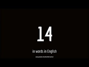 How to write 14 in words