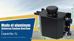 Amazon.com: Coolant Overflow Tank,Universal 1L Radiator Overflow Tank with Teflon Tape,Aluminum Reservoir Expansion Tank (Black) : Automotive