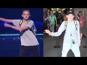 Backpack Kid Creates NEW Viral Dance Move "The Money Dance"