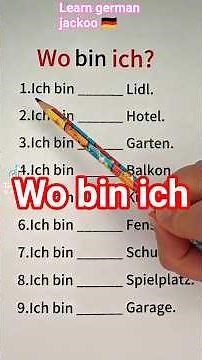 learn easy German language| #learngerman #education #shortsfeed #germanlessons @youtubecreators