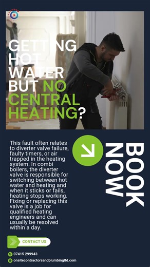 Hot Water But No Heating? | Fast Boiler Repair London #centralheating #boilerrepair