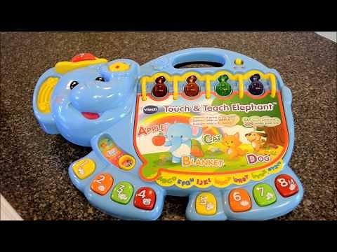 VTech Touch and Teach Elephant Toy Unboxing & Review