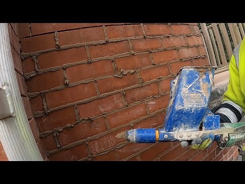How to repoint brickwork