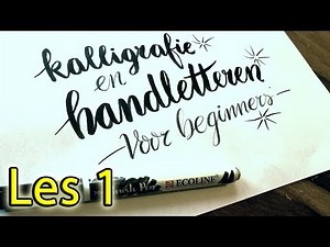 HANDLETTEREN voor beginners