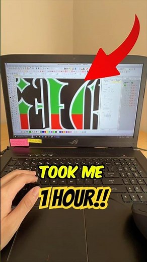 Digitizing for a local business! #digitizing #embroidery #wilcom #embroiderydesign #digitizer #art