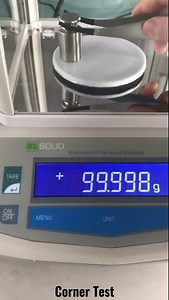U.S. Solid Analytical Balance, 100g x 0.001g/1mg High Precision Lab Scale, Digital Balance - 5 Weighing Units, Glass Draftshield, RS232 Interface & Piece Counting, 200g Calibration Weight
