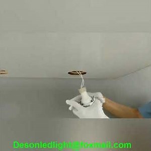 How to replace recessed ceiling spotlight GU10 waterproof bathroom ceiling light
