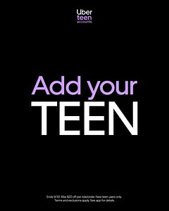 38K views · 743 reactions | Get teens back to school with 1 month free rides and eats. Sign up today to upgrade your September. | Uber | Facebook