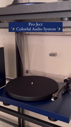 Pro-Ject Colorful Audio System: Hi-Fi Turntable Setup