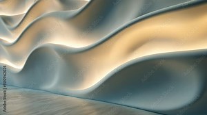 Explore a stunning alien landscape with glowing mountains and a vibrant blue moon at night