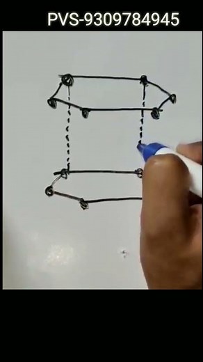 How to draw Hexagonal Close Packed Structure #solid_state_physics #Shorts #bsc_physics