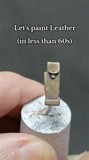 Paint Leather in Under 60s: Miniature Tutorial
