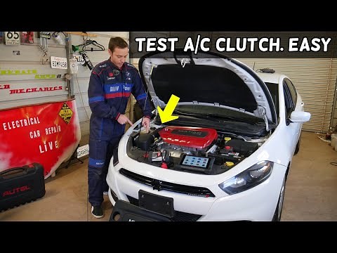 HOW TO TEST AC COMPRESSOR CLUTCH WITHOUT REMOVING THE AC COMPRESSOR.A/C NOT WORKING IS IT BAD CLUTCH