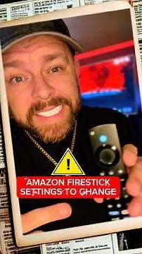 ⚠️Amazon Firestick Settings you NEED to change NOW!