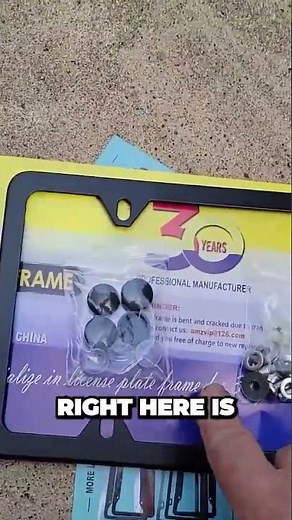 How to Install a License Plate Frame Kit