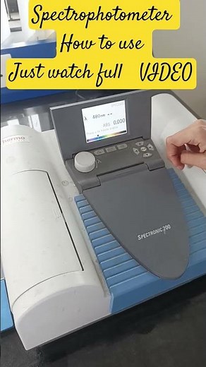How to use spectrophotometer machine #experiements #chemical #shorts #shortvideo