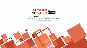 2.8K views | Find out why thriving Bristol-based MSP Chorus loves Altaro's multi-tenant VM Backup for MSPs program to manage their customers' VM Backups. Get your free 30-day trial here: bit.ly/2mIPPBi | Altaro Software | Facebook