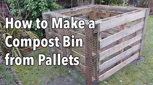 How to Make a Compost Bin From Pallets
