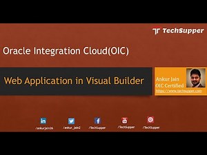 Web Application in Visual Builder Cloud Service | Oracle VBCS | OIC #oic #oraclecloud