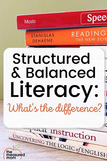 What is the difference between balanced and structured literacy?