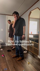 1.1M views · 7.7K reactions | Here we are working on holding hands while walking, NEXT is waiting patiently to get loaded into the car & not running away  #sahm #momof4 #quadruplets #sunday #dayinthelife #routine | The Triplett Quadruplets | Facebook