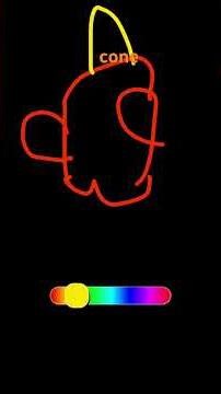 Let me show you how to make a among us character out of the number “19”