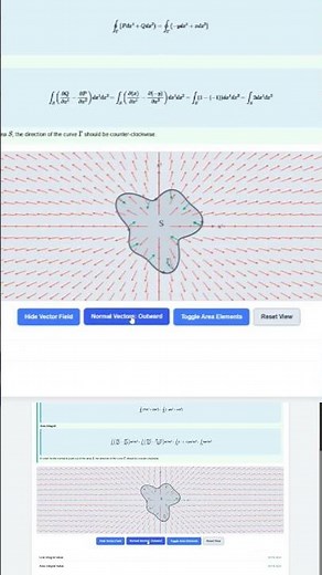 Greens Theorem for line integrals and area integrals