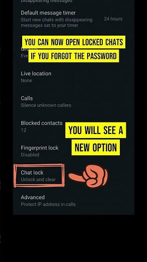 Forgot Your WhatsApp Chat Lock Password? Here's How to Unlock It #whatsapp