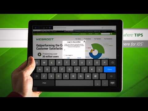 SecureAnywhere for iOS - A Webroot How To Video