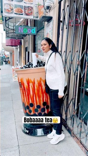 Bigg bobaaaa tea💋 #bubbletea #bobatea #chinatown #chinatownsf
