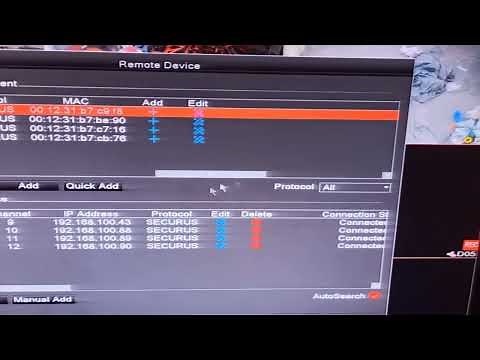 securus DVR add ip camera