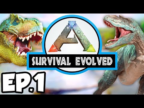 ARK: Survival Evolved Ep.1 - DINOSAURS!!! DINOSAURS EVERYWHERE!!! (Gameplay / Let's Play)