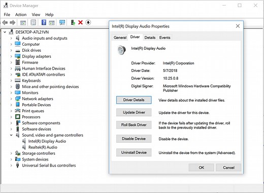 Intel Smart Sound Technology Driver Windows 10