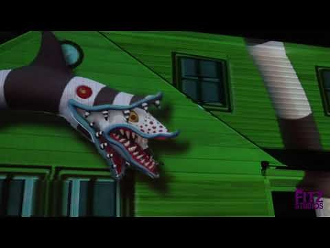 Beetlejuice Halloween Projection Show 2020
